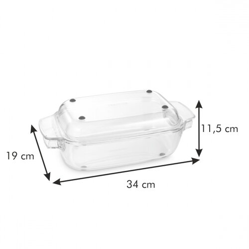 Tescoma Auflaufform mit Deckel GrandCHEF, 34 x 19 cm