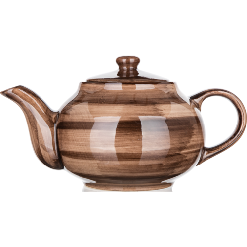 Ceainic de ceramică Banquet PALAS, 0,9 l, maro