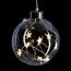 Decorațiune de Crăciun din sticlă Solight 1V204 – Glob, 10 LED-uri