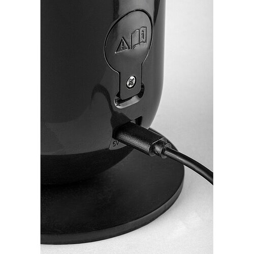 Rabalux 74230 lampa stołowa LED z brokatem Figen, czarny, 5 W, 290 lm, 5000 K, ściemnialna