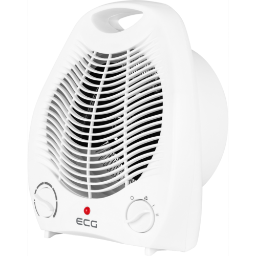 ECG TV 3030 Heat R White ventilator z ogrevanimzrakom, bel