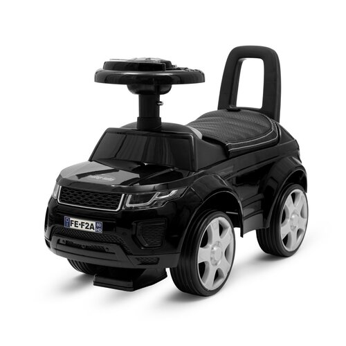 Baby Mix Detské odrážadlo SUV Prime, čierna ekokoža