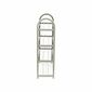 Compactor Vierstöckiges Schuhregal für 12 Paar Schuhe Poly , 49,5 x 18,4 x 65 cm