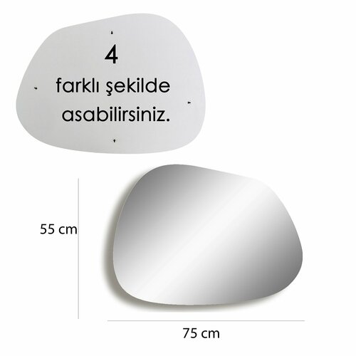 Zrkadlo Gusto 55 x 75 cm