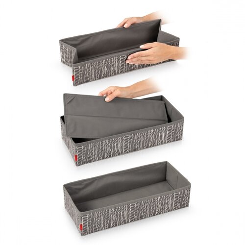 Krabice otevřená FANCY HOME 40 x 18 x 10 cm, cappuccino - thumb (2)