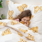 4Home Bavlněné povlečení Teddies, 140 x 200 cm, 70 x 90 cm