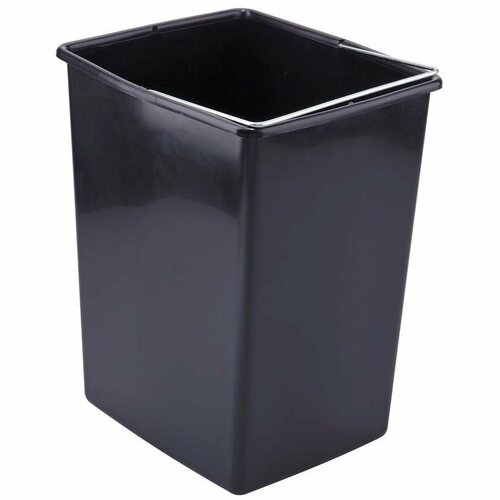 Coș de plastic cu mâner Elletipi 17 L,  negru