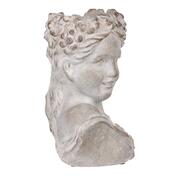 Betonový obal Bysta ženská hlava, pr. 23 cm , 23 x17 x 30 cm