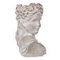 Ambalaj din beton Cap de femeie Bysta, diametru 23cm , 23 x 17 x 30 cm