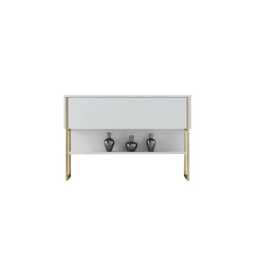 Komoda Luxe White and Gold