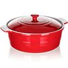 Banquet Runde Auflaufform mit Deckel Culinaria Red