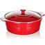 Banquet Runde Auflaufform mit Deckel Culinaria Red 3 l