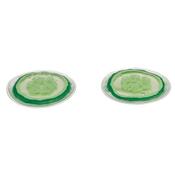 Gel-Augenpads Cucumber, 2 Stückgrün  ,