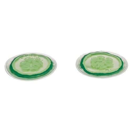 Gel-Augenpads Cucumber, 2 Stückgrün  ,