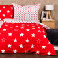 4Home Stars red pamut ágynemű, 140 x 220 cm, 70 x 90 cm