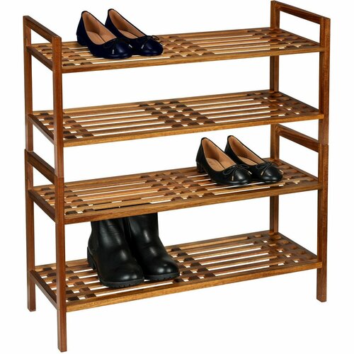 Wenko Дерев'яна шафа для взуття з акації FONDI