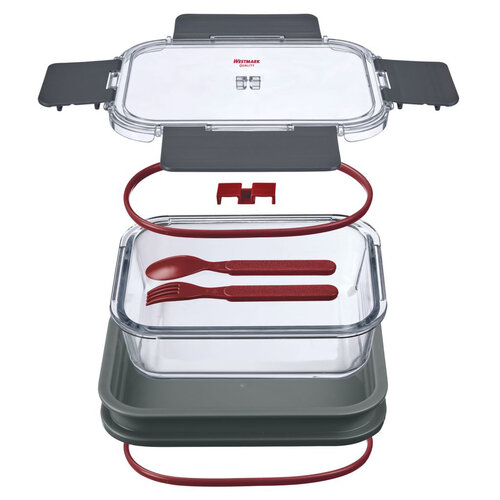 Westmark škatla za malico COMFORT 1,74 l, antracit