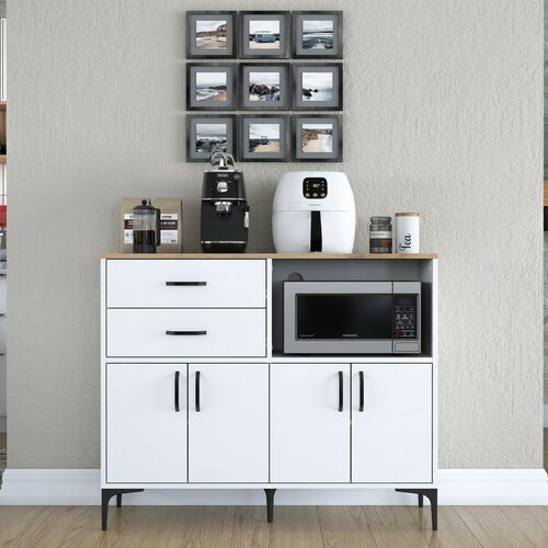 Dulap Jeby Walnut and White