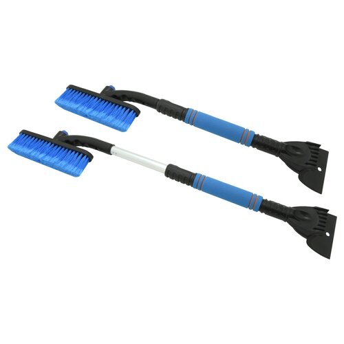 Racletă cu mătură BLUE telescopică pliabilă 55 - 80 cm