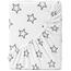 4Home простирадло з мікрофланелі Stars grey, 90 x 200 см