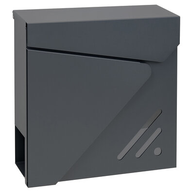 Сталева скринька BK.506.G.AM чорний, 37,5 x 37 x 11,5 см