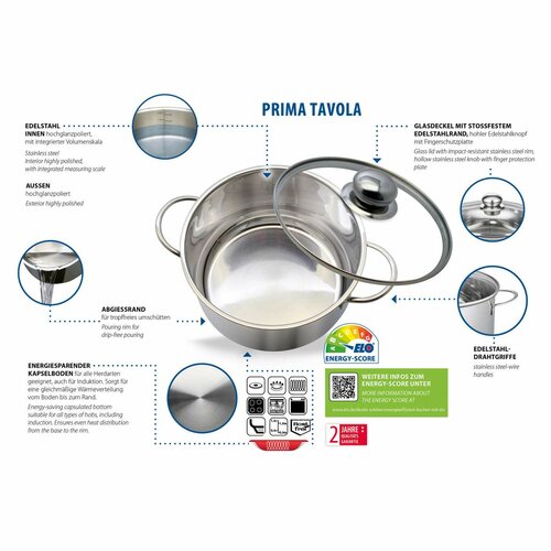 Elo 22820 Basic 20-предметний набір посуду PrimaTavola