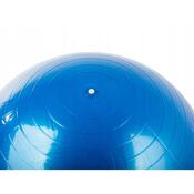 Gymnastic ball 65 cm with pump, blue