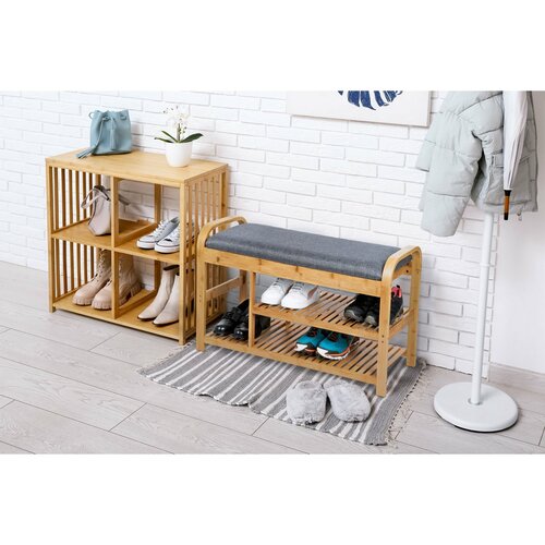 Raft pentru pantofi din bambus G21