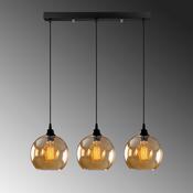 Lampa wisząca Horizont Gold - 022, złoty-czarny