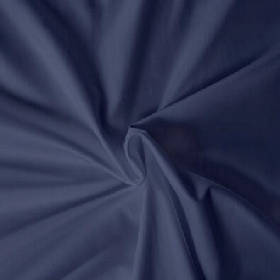 Saténové prostěradlo tmavě modrá, 140 x 200 cm