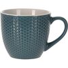 Honeycomb kőanyag bögre, 250 ml, kék