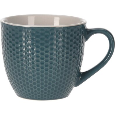 Honeycomb kőanyag bögre, 250 ml, kék