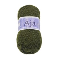 Garn AJA dunkelgrün , 50 g / 217 m