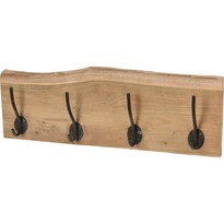 Vešiak z teakového dreva Woody, 50 x 14 x 6 cm