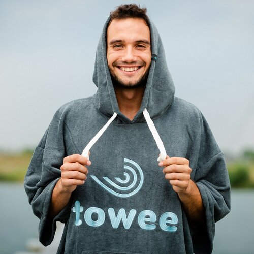 Towee Surf Poncho Blau, 80 x 115 cm