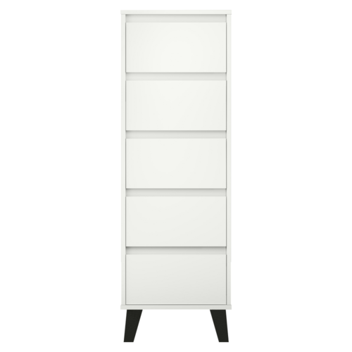 Comoda BOGAN 5S40, albă