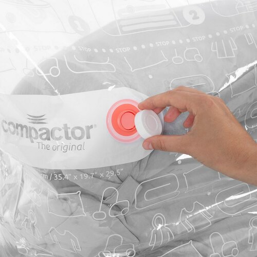 Compactor Вакуумна коробка для зберігання з  чохлом L Life, 65 x 50 x 15,5 см