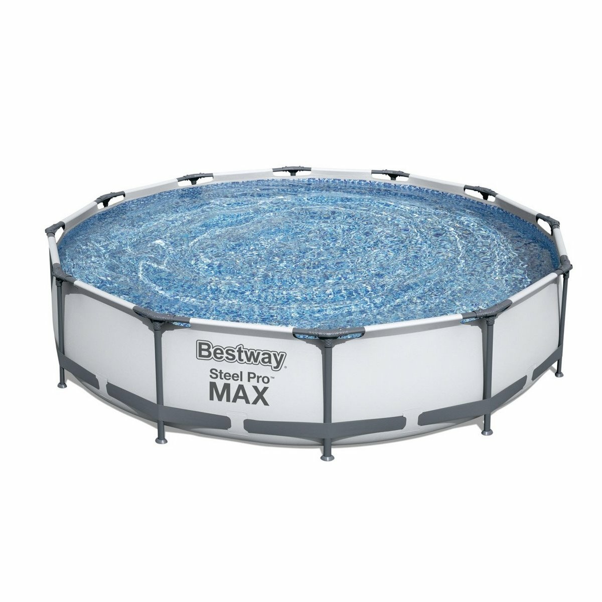 Levně Bestway Kulatý nadzemní bazén Steel Pro MAX s kartušovou filtrací