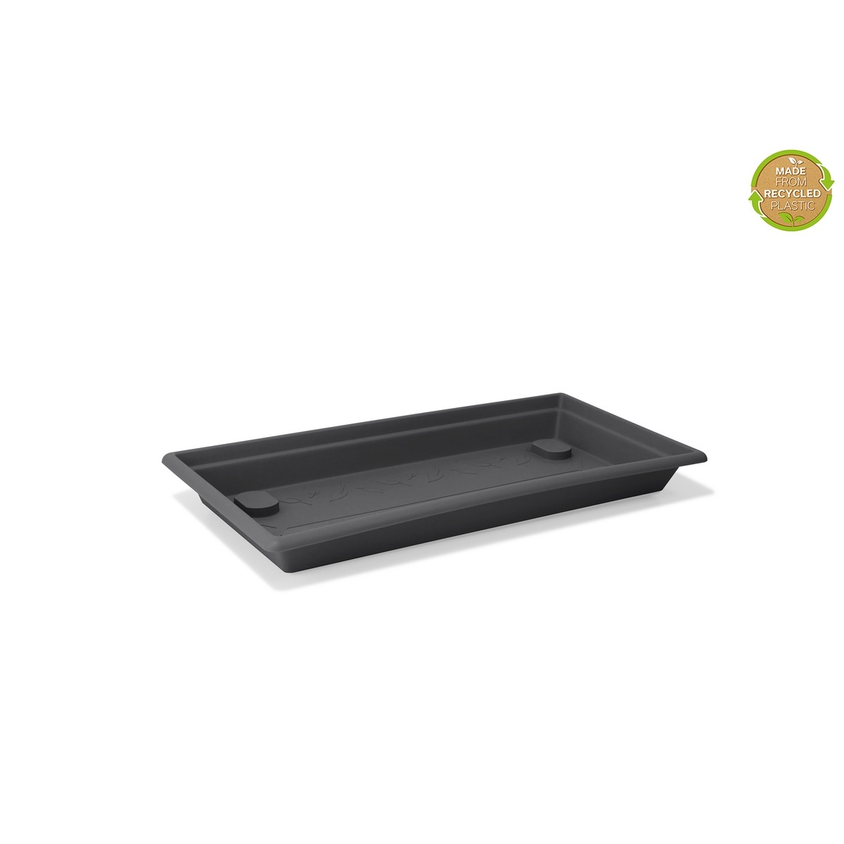 Tăviță sub ghiveci Gardenico Magnus antracit,  80 cm, 80 cm