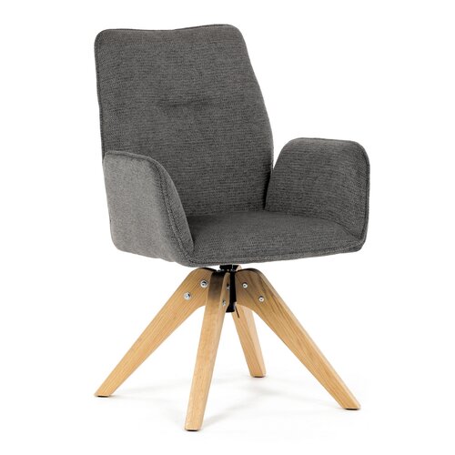 Scaun de sufragerie DCH-C2148 GREY2 cu materialimpermeabil