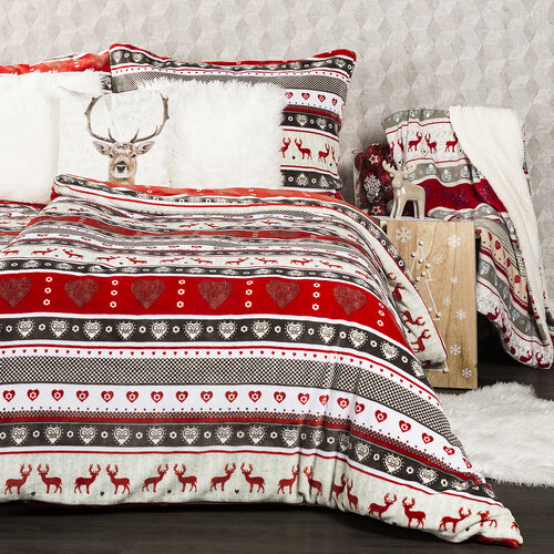 4Home Božično posteljnina iz mikroflanela Winter,140 x 200 cm, 70 x 90 cm