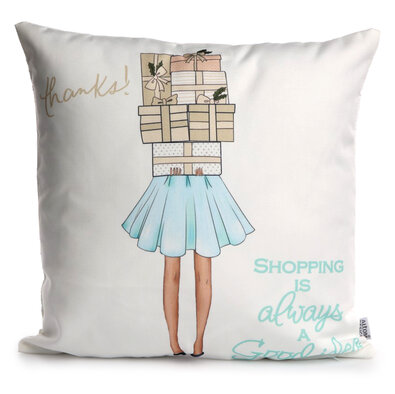 Altom Подушка Fashion Shopping, 40 x 40 см