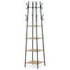 Cuier cu rafturi GD-170 OAK, stejar sălbatic