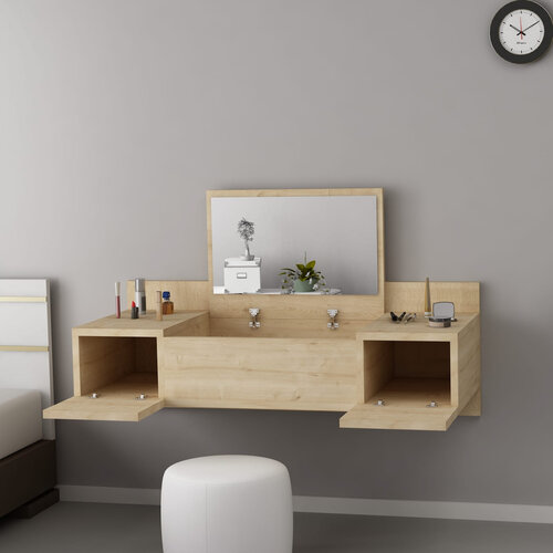Kosmetický stůl Zakkum Sapphire Oak