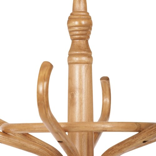 Drevený stojanový vešiak, dub, 185 cm