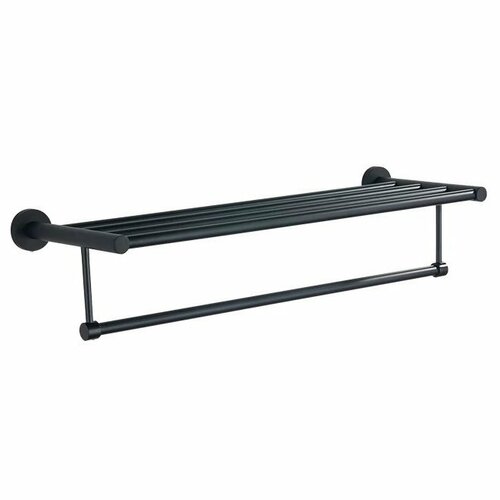 AQUALINE SB214 Samba polica za brisače z drogom,črna
