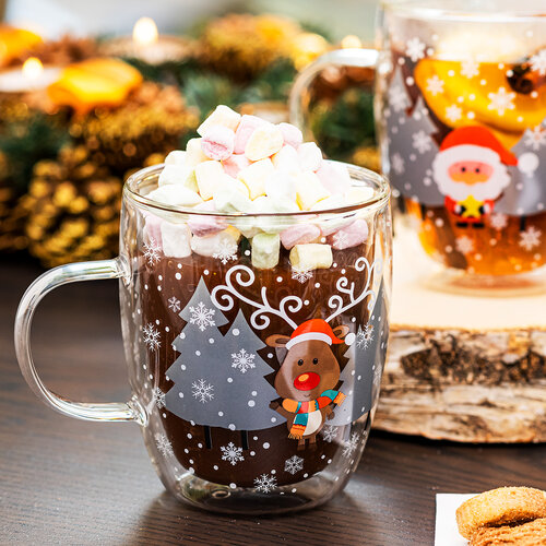 4Home termo skodelica Mug Santa Hot&amp;Cool 270ml, 2 kos