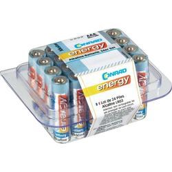 Alkaliczna bateria Conrad energy, typ AAA, 24 szt.