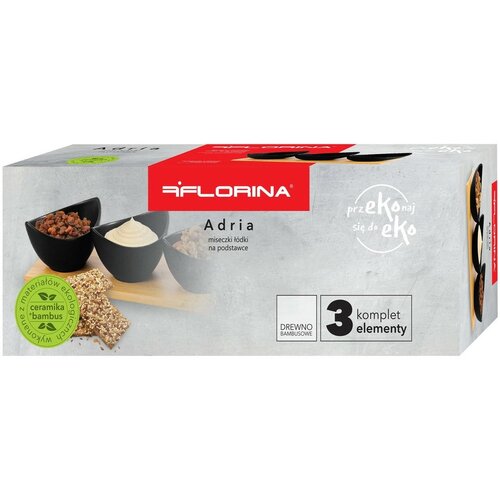 Set de servire Florina Adria, negru