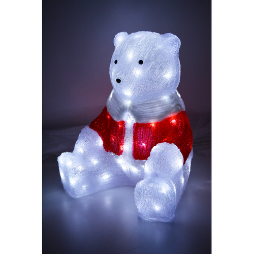 Vianočná svietiaca dekorácia Medvedík, 80 LED